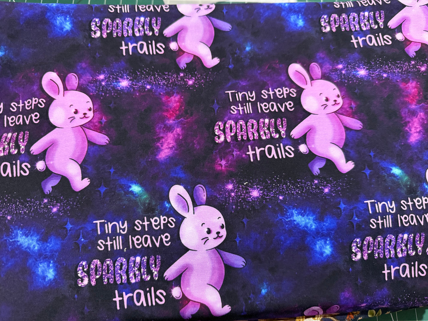 Tiny steps still leave sparkly trails