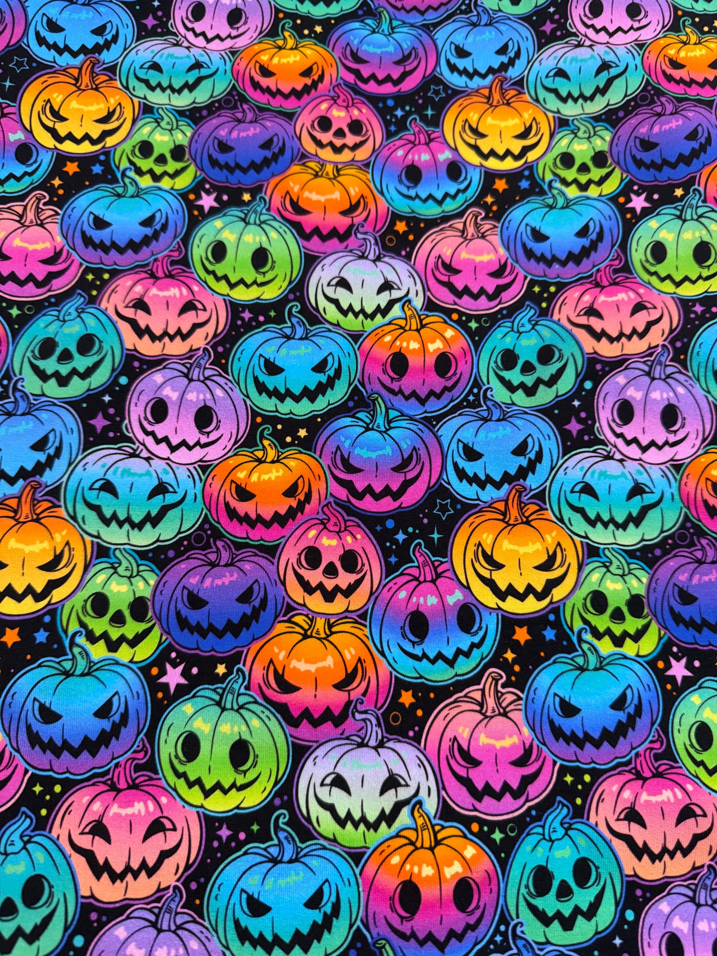 Rainbow pumpkins