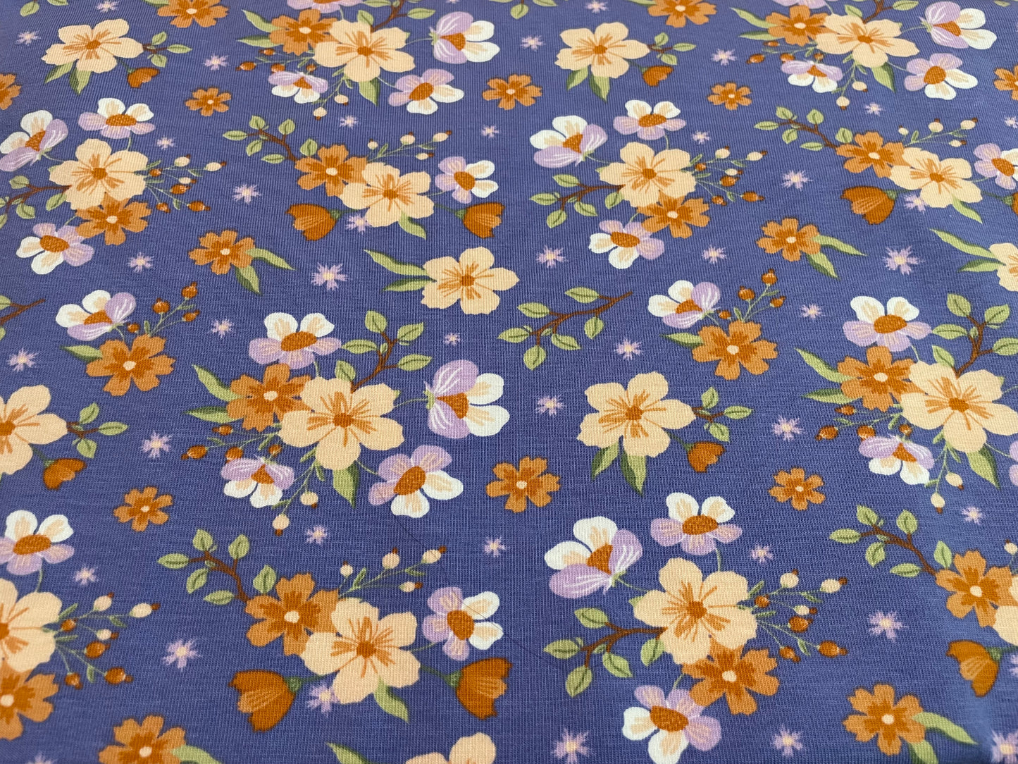 Floral on purple