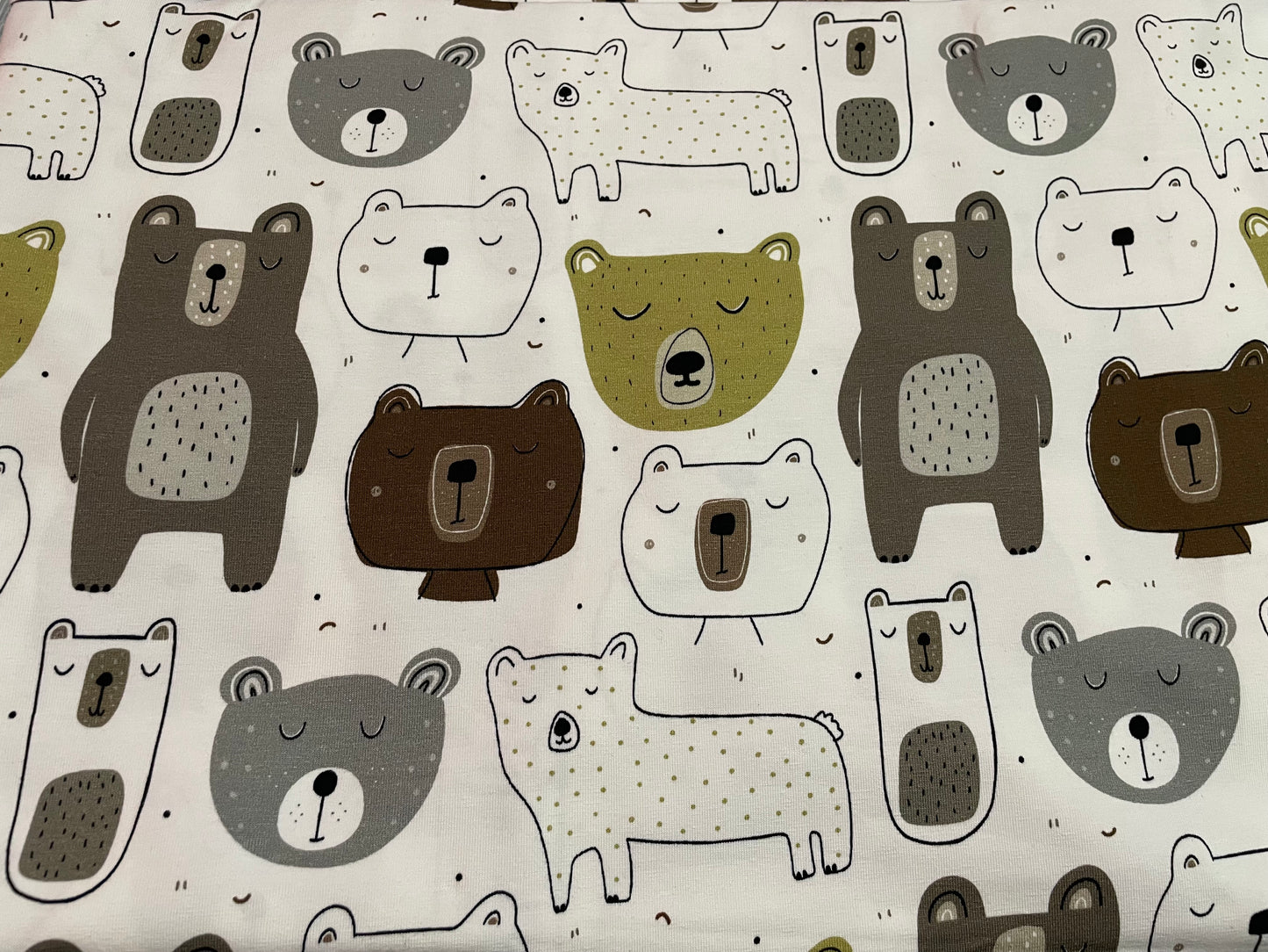 Bears on white