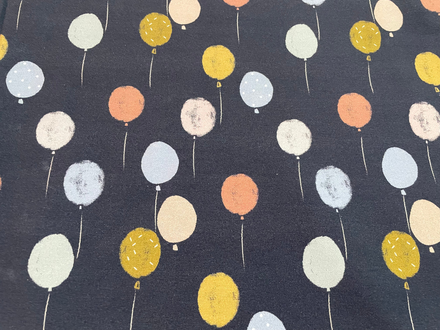 Balloons on navy