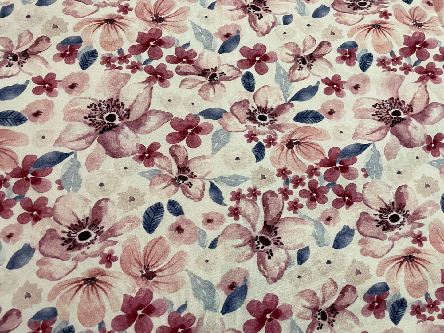 Berry floral on white 5y+