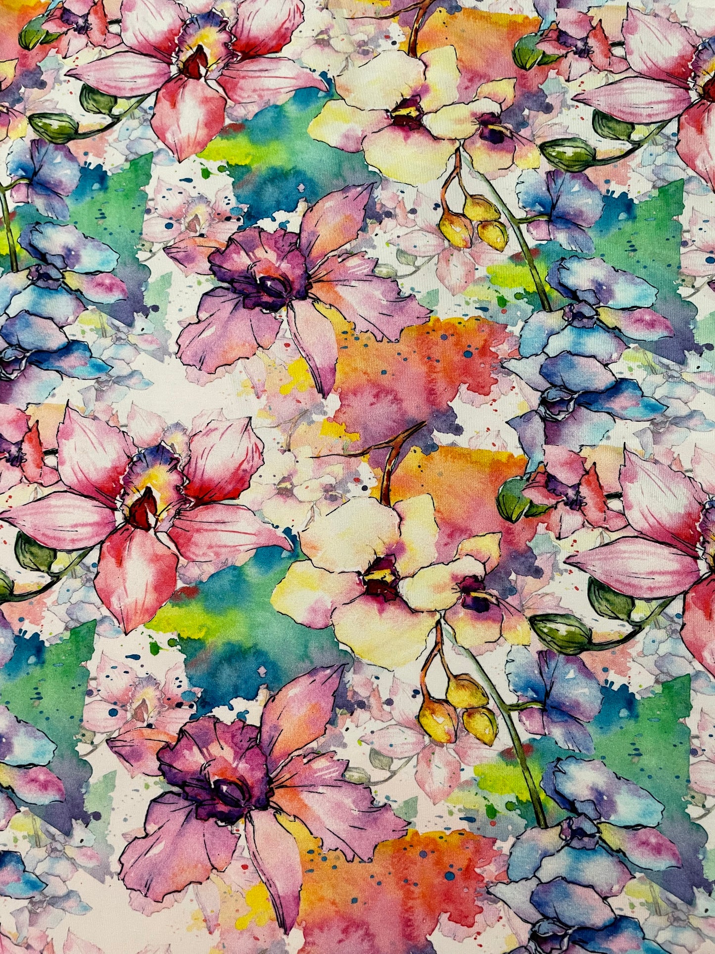 Watercolour floral 5y+