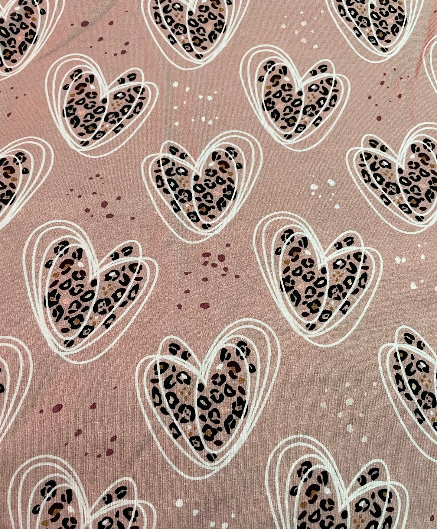 Leopard hearts rose gold 5y+