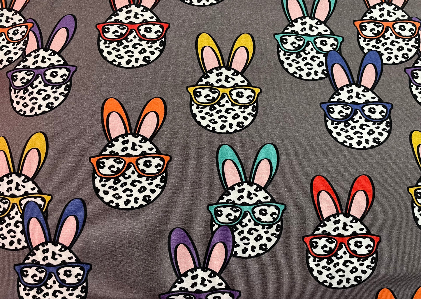 Leopard bunny glasses