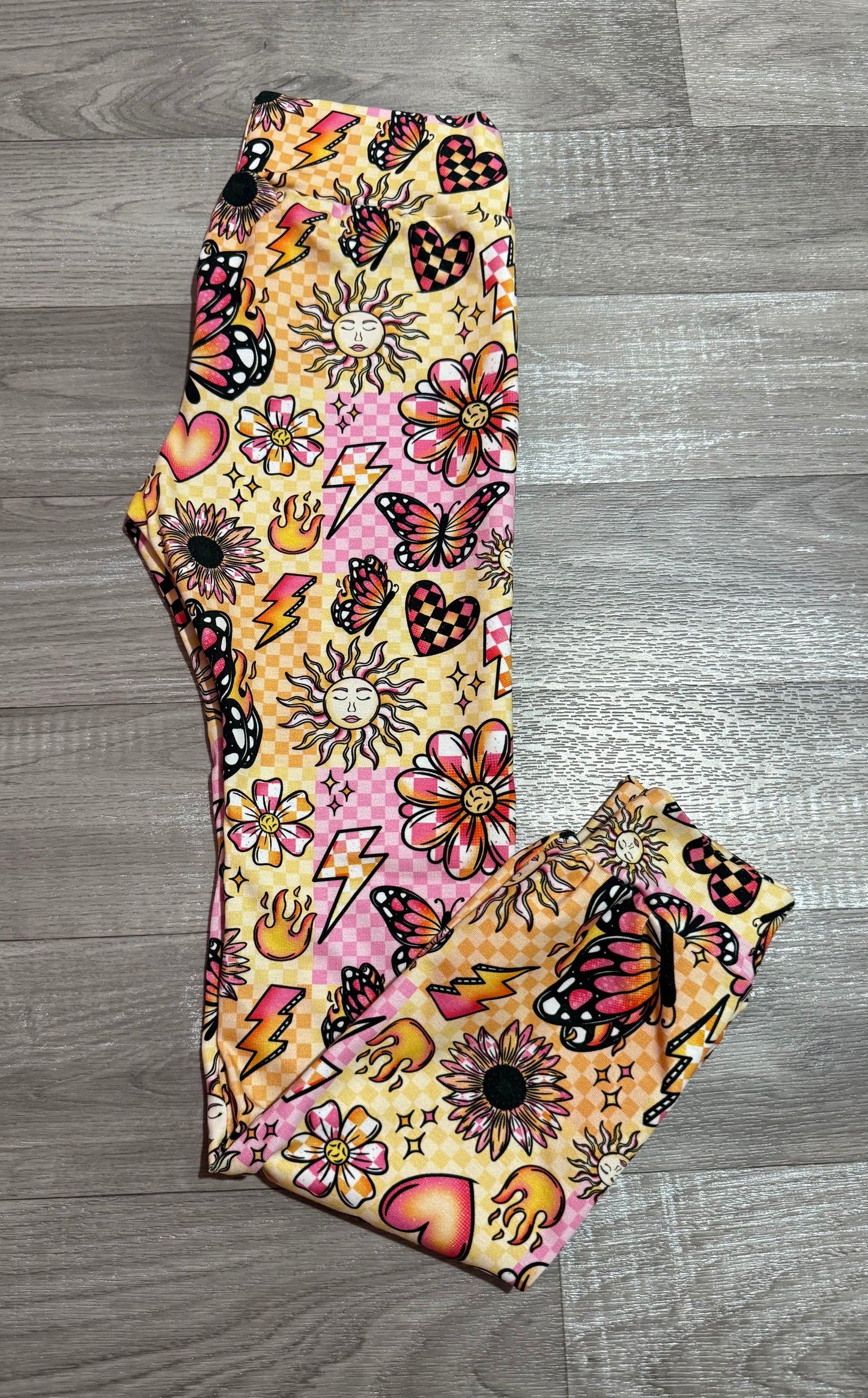 Sunshine zap leggings 6-7y