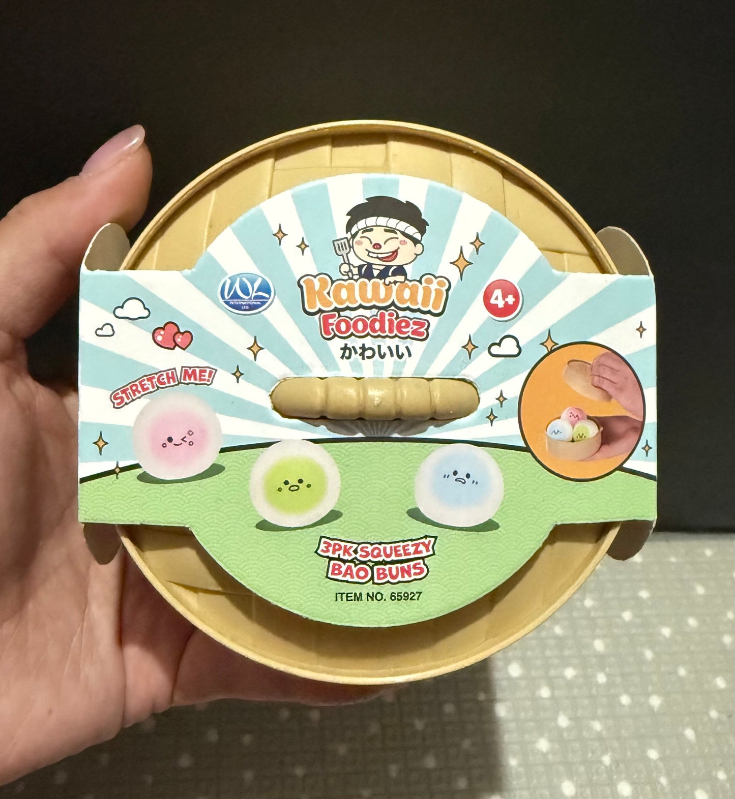 Kawaii Pack of 3 squishy dumplings
