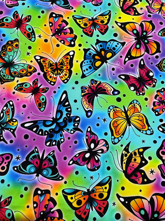 Multicoloured butterflies