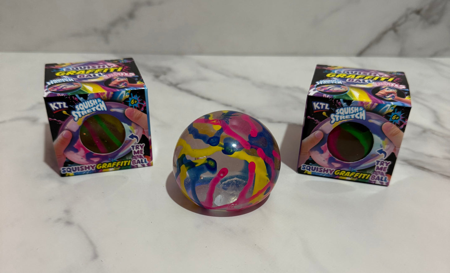 Graffiti ball surprise