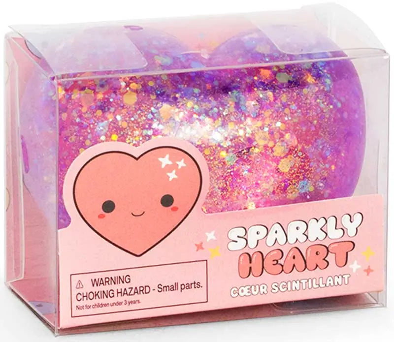 Keycraft sparkly squishy heart