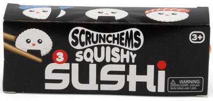 Scrunchems 3pk squishy sushi