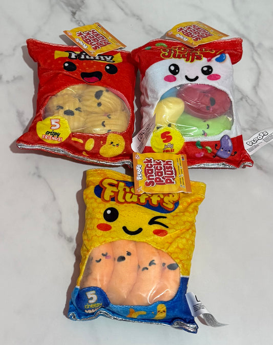 Foodie plush snacks