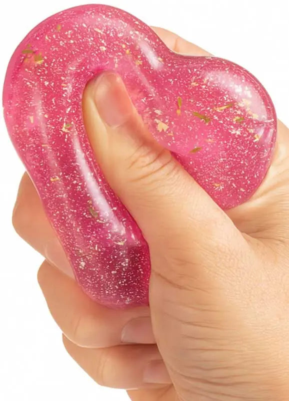 Keycraft sparkly squishy heart