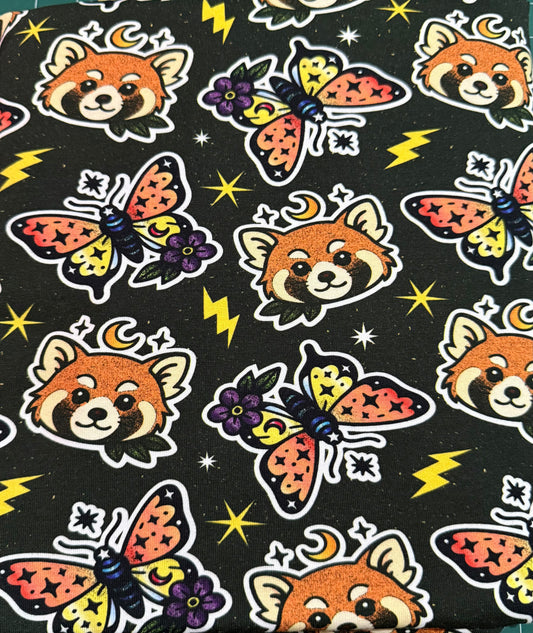 Red panda butterfly dash