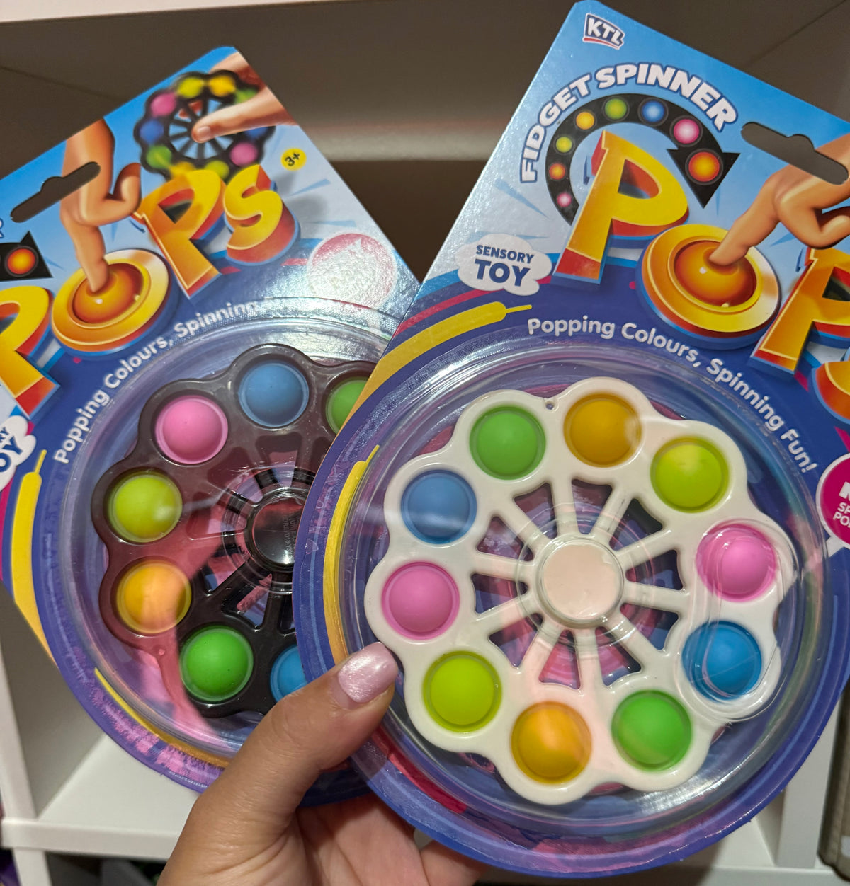 Mega pop it spinner
