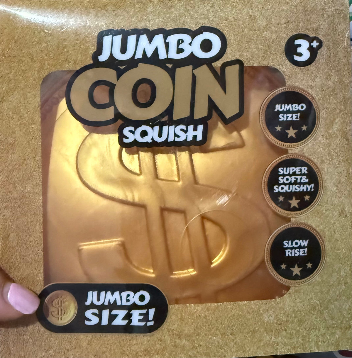 Jumbo squishy coin