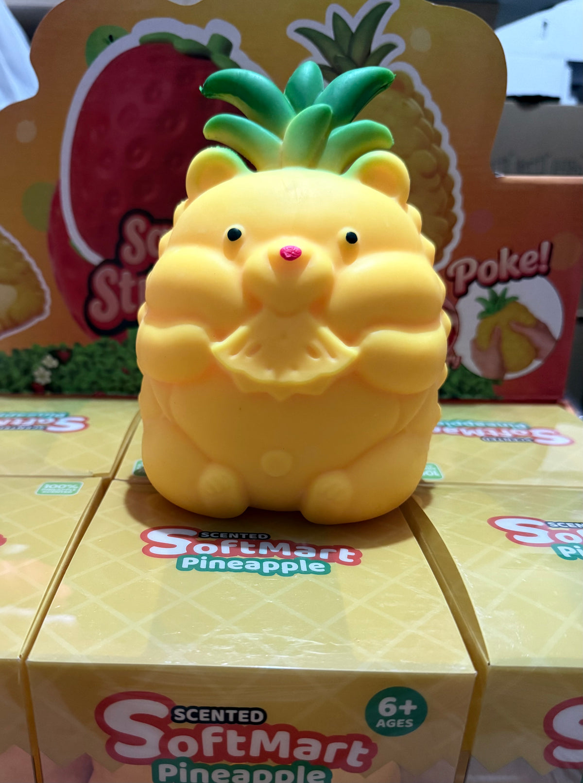 Jumbo scented squishy pineapple