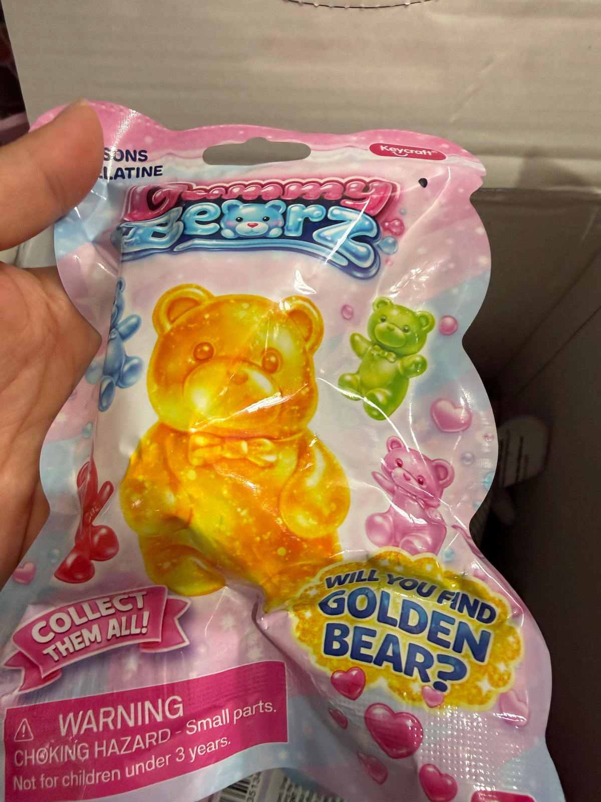 Mystery sugar gummy bear bag squishy