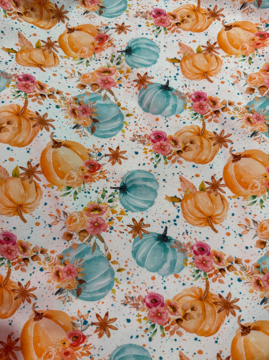 Floral pumpkins