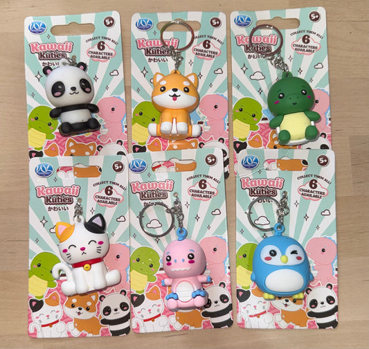 Kawaii Kuties key ring 6 set bundle