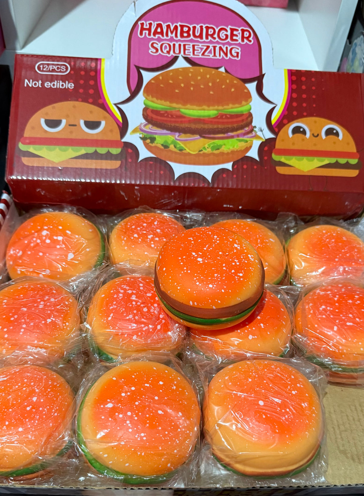 Soft squishy burger