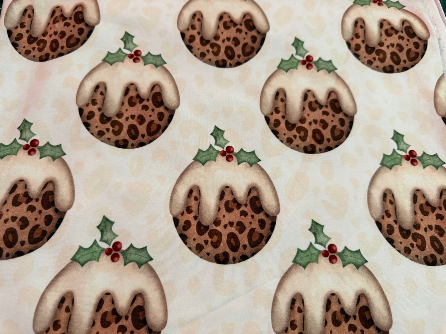 Leopard Christmas puds