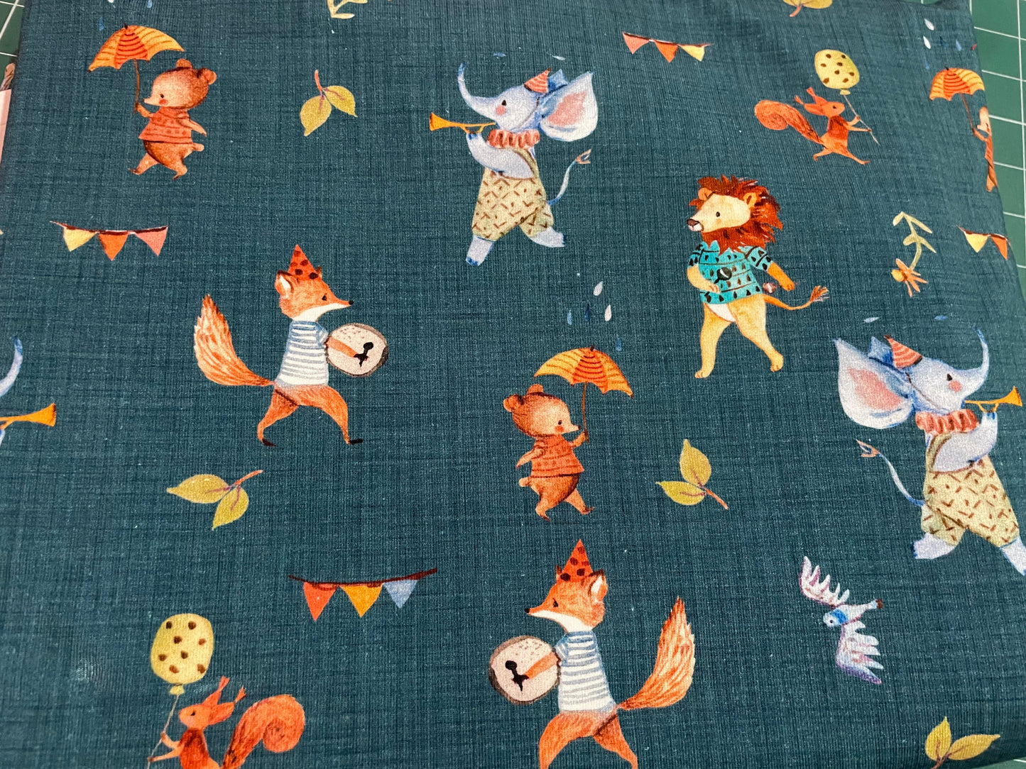 Circus animals blue