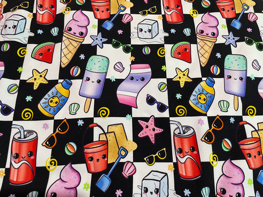 Kawaii summer vibes b+w check