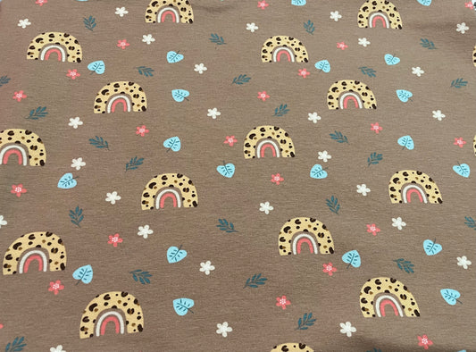 Rainbow leopard on coca