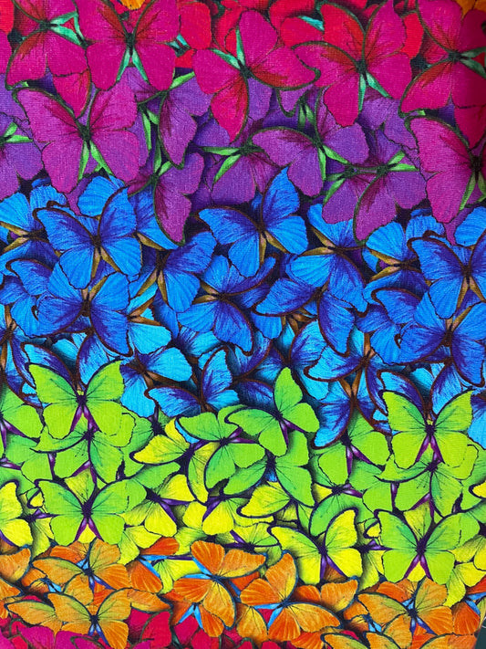 Multicoloured butterflies