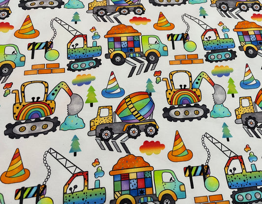 Multicoloured construction on white 5y+