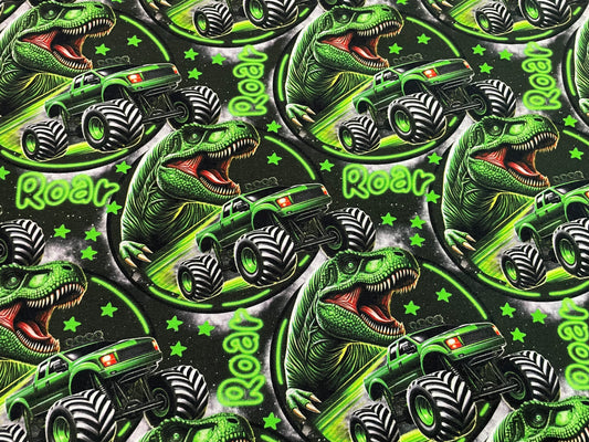 Roar dino truck green