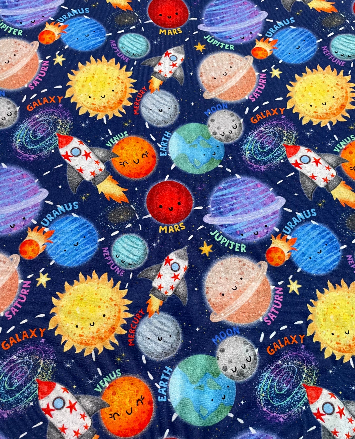 Solar galaxy faces