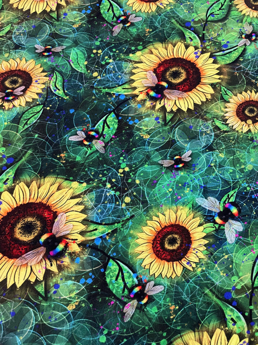 Sunflower bee green 5y+