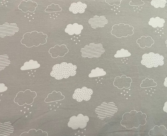 Clouds on grey