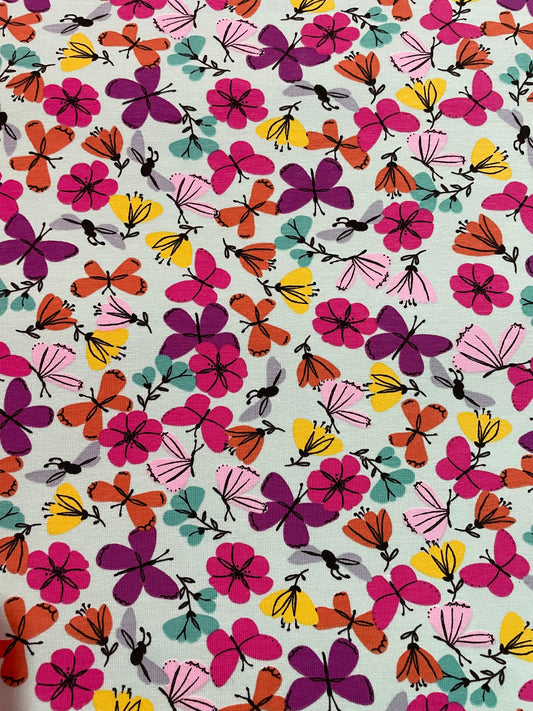 Butterflies on mint