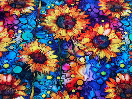 Marble sunflowers 5y+