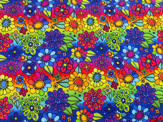 Rainbow floral 5y+
