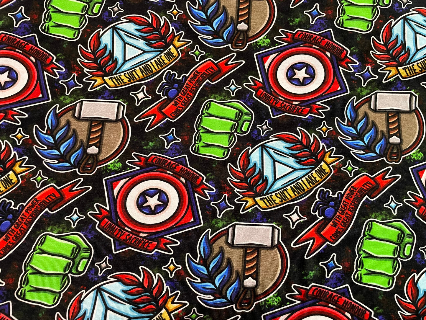 Superhero badges
