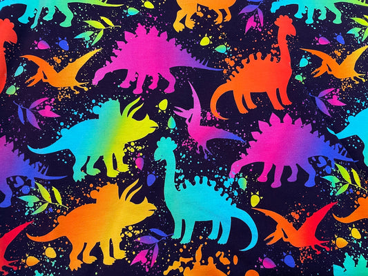 Rainbow dino splash