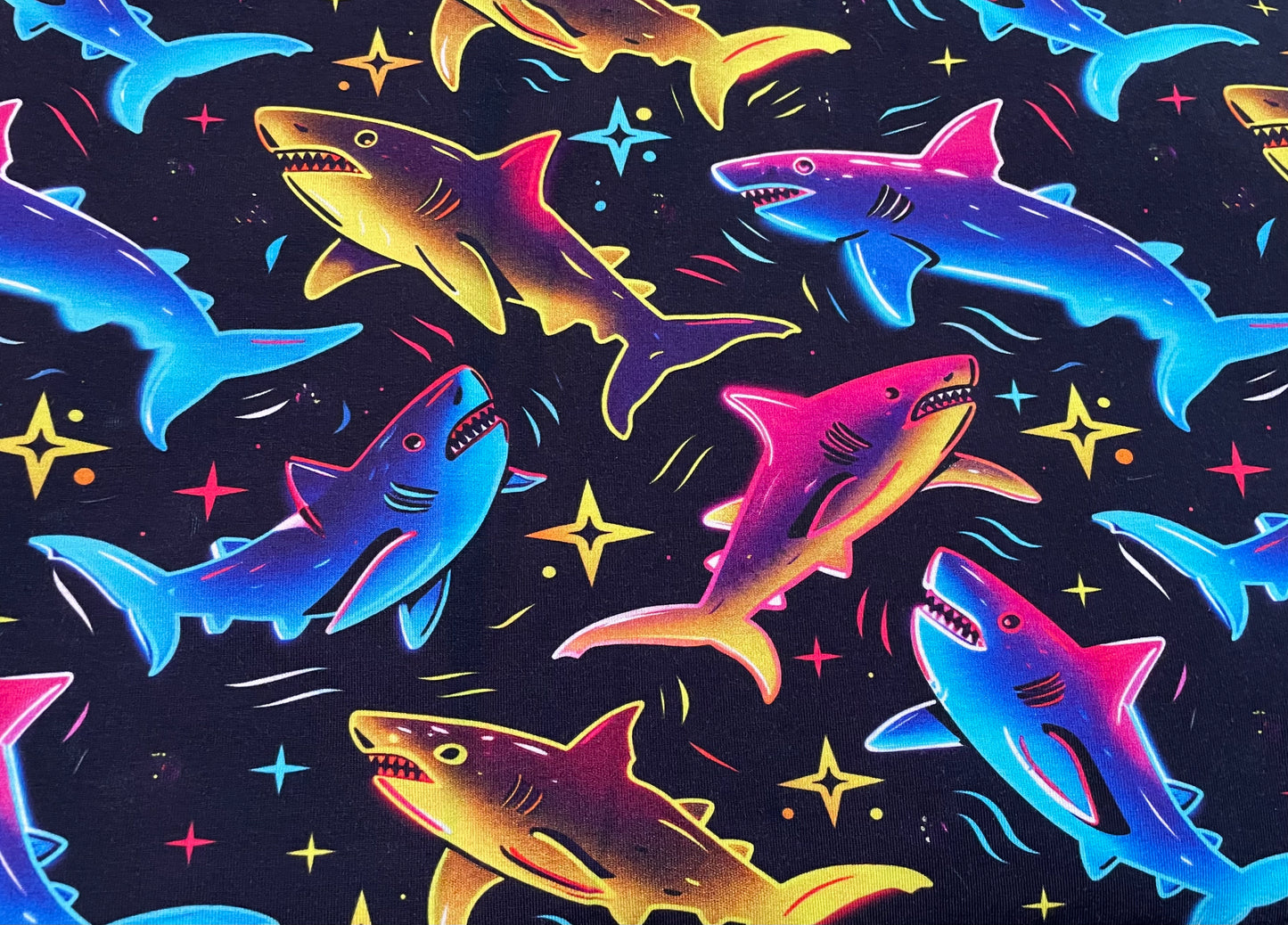 Neon sharks