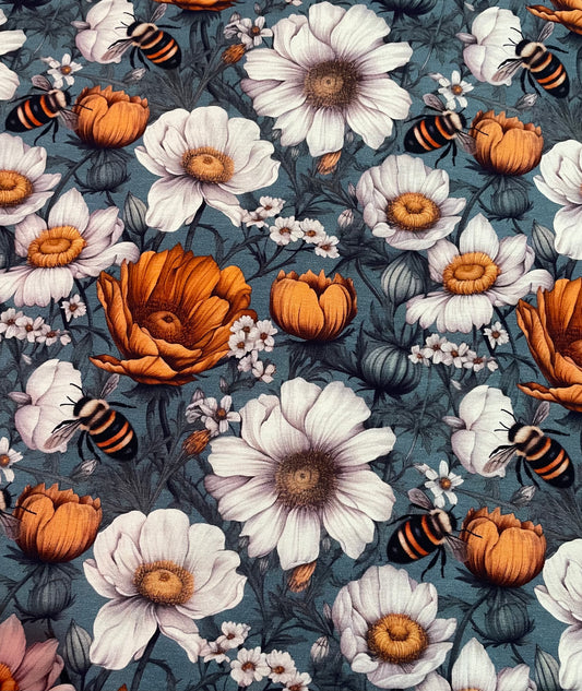 Bee dusk floral