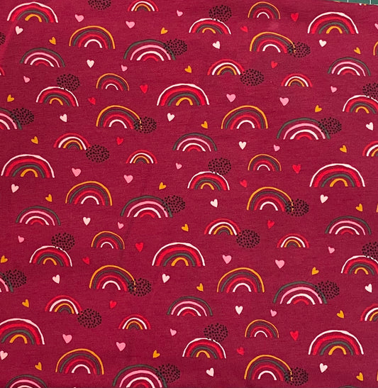 Burgundy Rainbows
