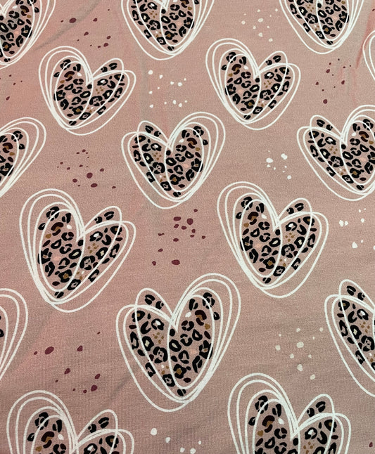 Leopard hearts rose gold 5y+