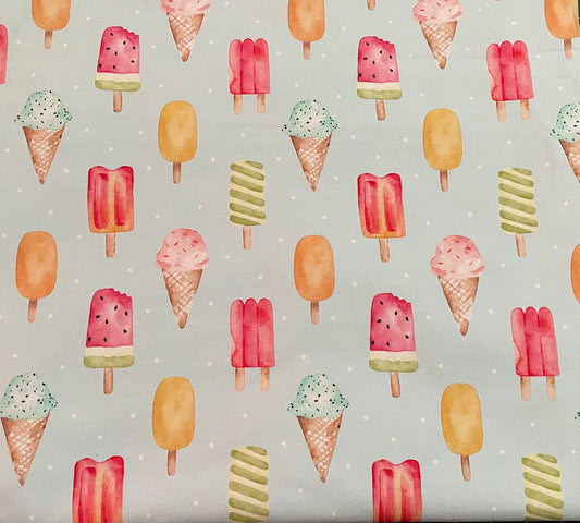 Ice creams blue dots