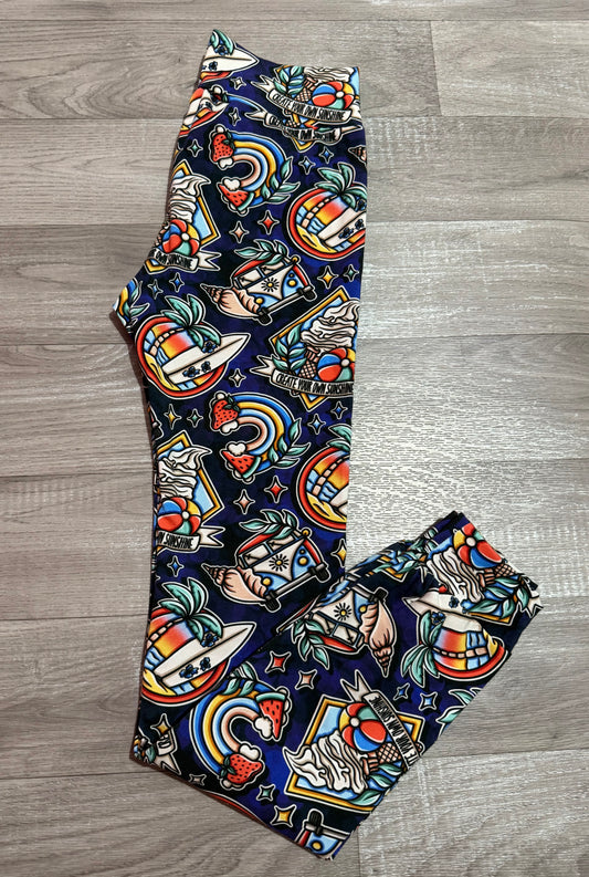 Create your own leggings 8-9y