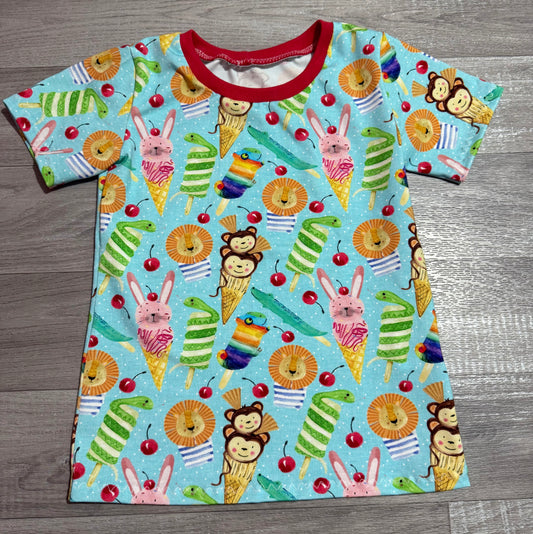 Safari ice creams tee 3-4y