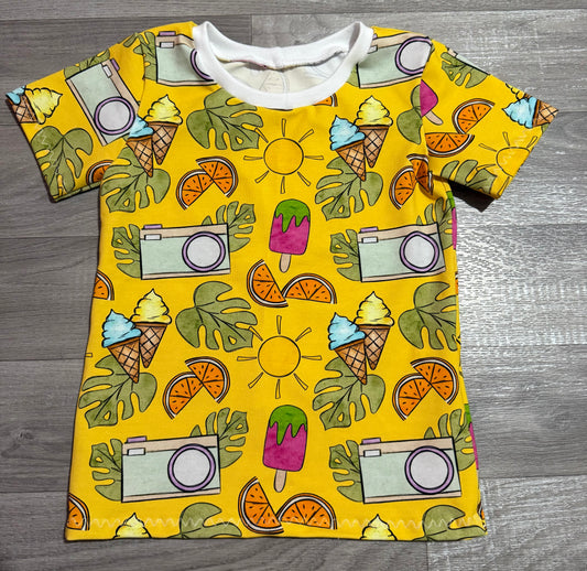 Sun vacay vibes tee 3-4y