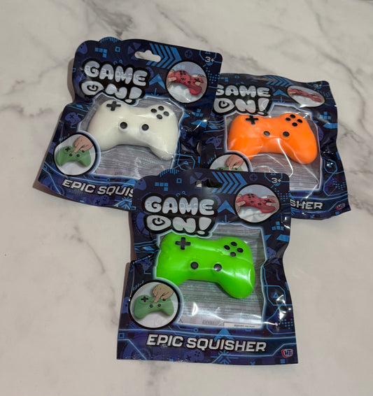 Game on squishy game controller