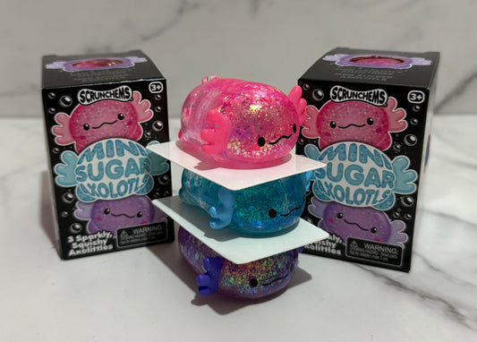 Scrunchems mini sugar axolotl 3 pack